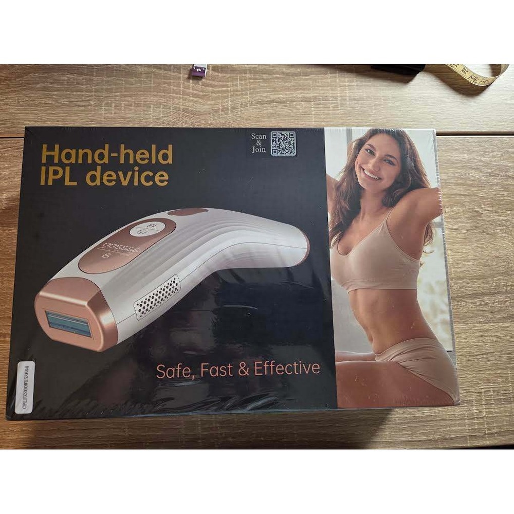 Hand-held IPL Laser Hair Removal Device FZ-200A White Rose Gold 999900 Flash NEW